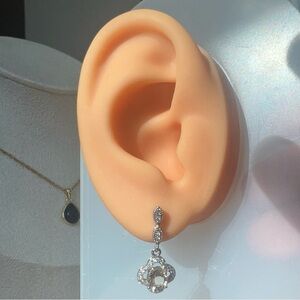 Elegant Silver Drop Earrings